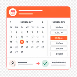Square Hubspot Calendar Interface for Scheduling Demos